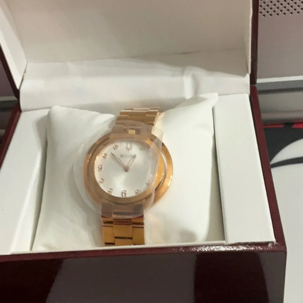NWT Bulova Rose Gold Watch - Picture 2 of 13
